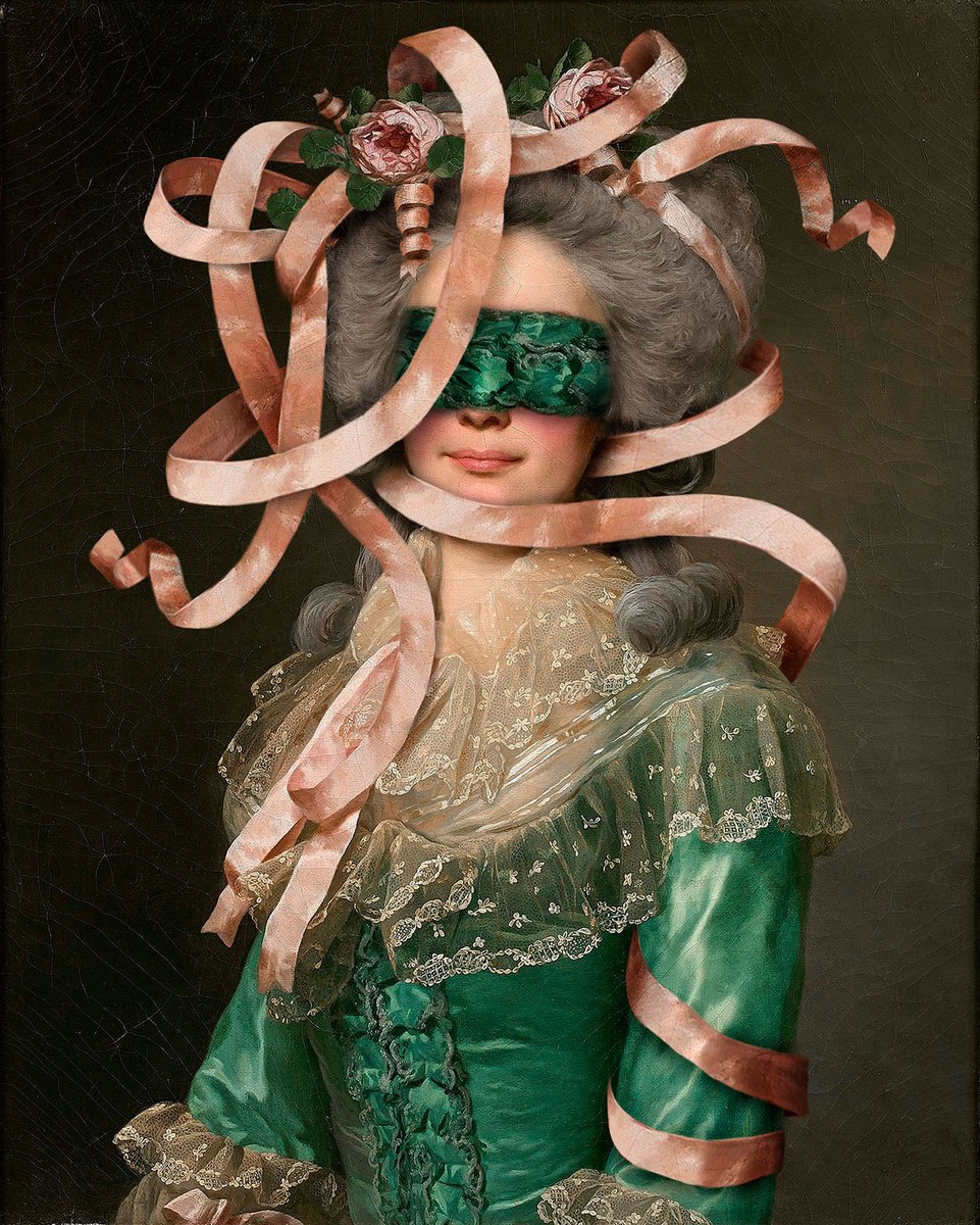 boxwonders's tweet photo. Volker Hermes
#Digital #Hidden #Portraits #mask #image #reproduction #symbolism #fashions #flowers #lace #ornate #baubles #elaborate #accessories #paintings #reinterpreted https://t.co/HoTsrrSFNN