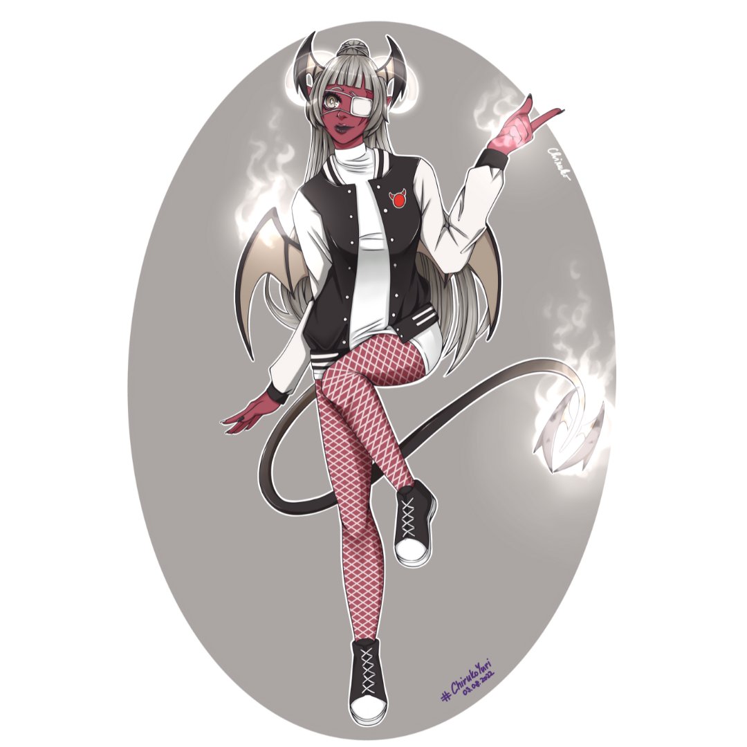 ChirukoY's tweet photo. The Demon of Folly is the next from the A-D series. What's the last foolish thing you've done?
#art #artist  #artistsontwitter #digitalart #procreate #procreateart #procreateartist #demongirl #demon #chirukoyuri https://t.co/5pF5TvLAbk