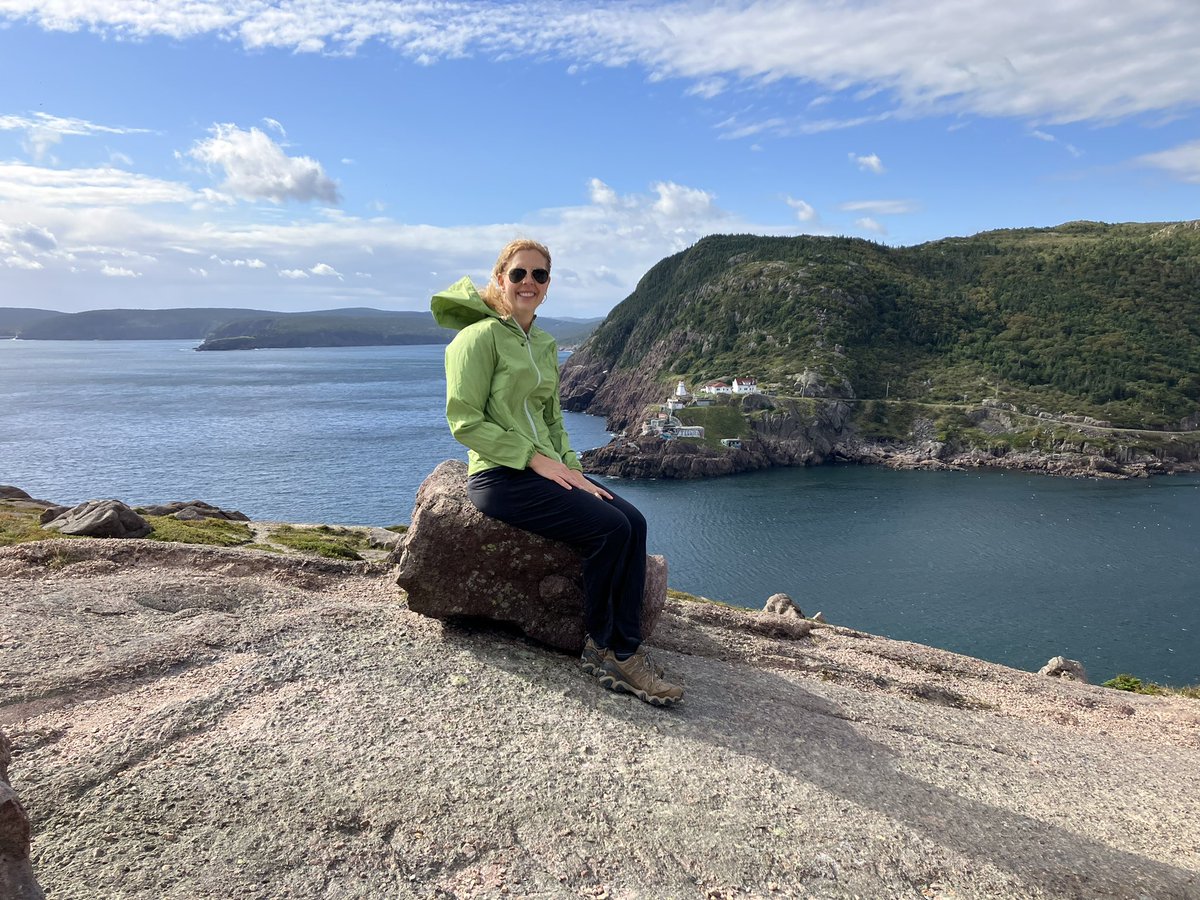 Sustaining my concentration through challenging work assignments requires me to have regular - and rigorous- physical activity. My brain works best when my body and spirit are also challenged. Today’s hike was Signal Hill, St. John’s, NL. #brain #body #spirit #concentration