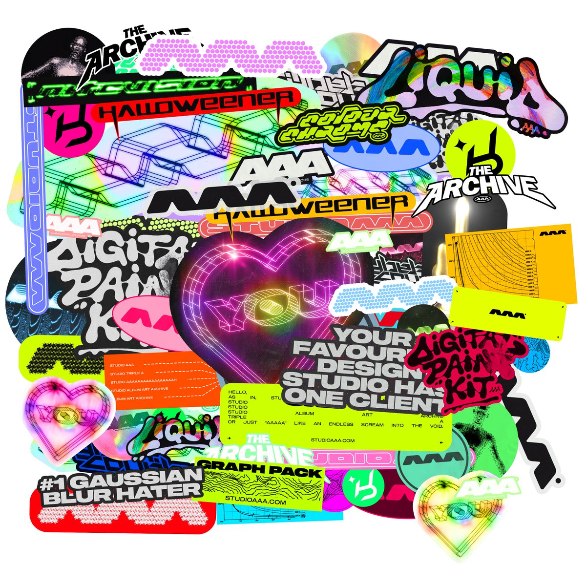 STUDIO AAA STICKER PACK (collab w/<a href="/XBHDZX/">Barbara</a>)