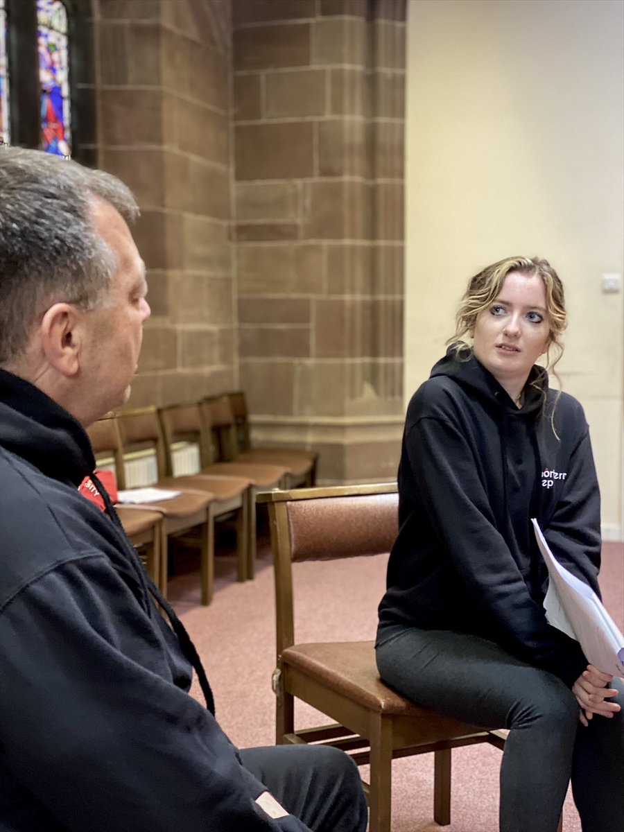 NorthernRepCo's tweet photo. The rehearsals for our production of #bysmalboys, set in #macclesfield and about the Fire Brigade strike of 77, are in full swing and we can’t wait for you to see it! 

Book your tickets now: https://t.co/qWhRnyZVR6 
🎟🎭🎟

#cheshiretheatre #cheshireeast #macclesfieldhistory https://t.co/OATd8r60Mc