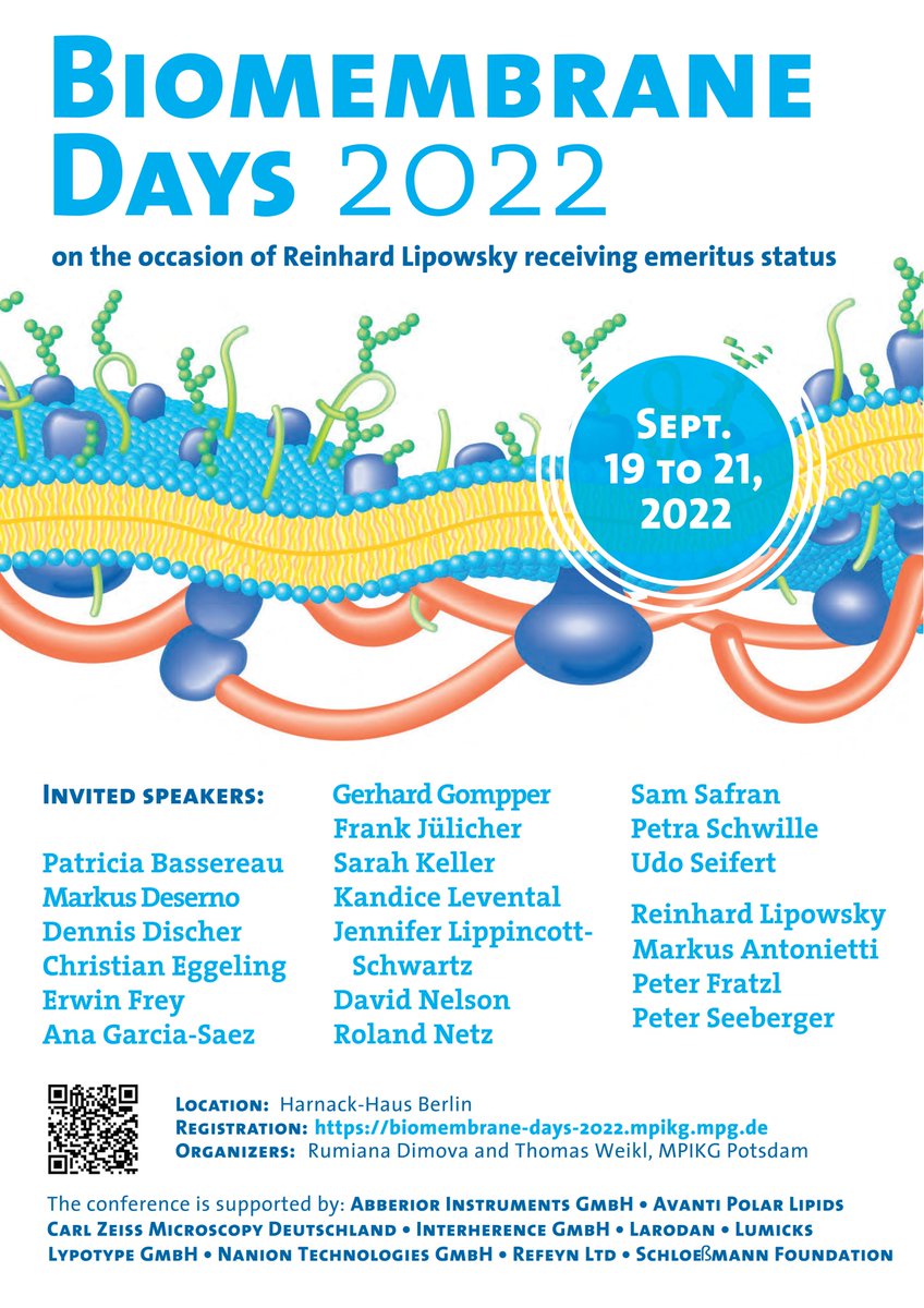 DimovaLab's tweet image. Very excited 🤩🤩🤩(and a little stressed out😵‍💫by last minute changes) about the #BiomembraneDays22 at the Harnack Haus in Berlin. 
Starting tomorrow with an arsenal of great speakers! I wish I could tag them all here. @MpiciPotsdam @maxplanckpress