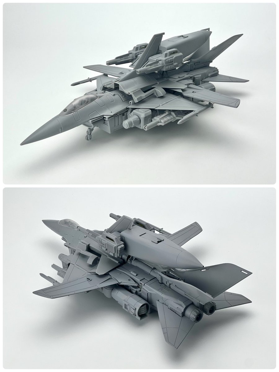 fans_hobby's tweet photo. MB-24 updated prototype - Plane mode combines with MB-23 Plane mode test shot - Here comes the Combined mode - Part 1/2
See size comparison with MB-08 DOUBLE EVIL Plane mode!
#fanshobby #thirdpartytransformers #mb24 #mb23 #masterforce #powermaster #doubleevil #overlord https://t.co/S4v1iMXP94