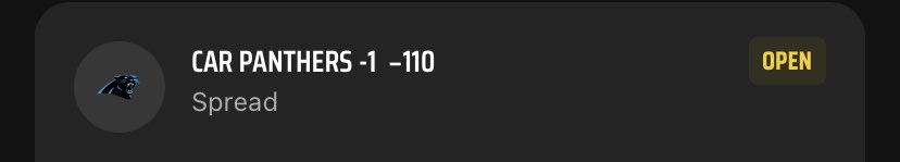 One__Bet's tweet photo. Who’s ready for another NFL Sunday?👀

Will be releasing one bet per game for free for each new retweet/like that any tweet on my page gets! 🏈

First play of the day is Panthers -1 (-110) Baker has something left to prove after coming up short last week! 🔒

#GamblingTwitter https://t.co/GPy1cuZEjY