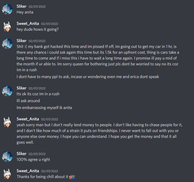 sweetanita's tweet photo. Yes he targeted me too, and this is how I avoided getting scammed. Its kind of lucky that my family tried to do this to me when I grew on twitch, because sadly I'm now well practiced at spotting the signs. https://t.co/BdfVNGSbmy