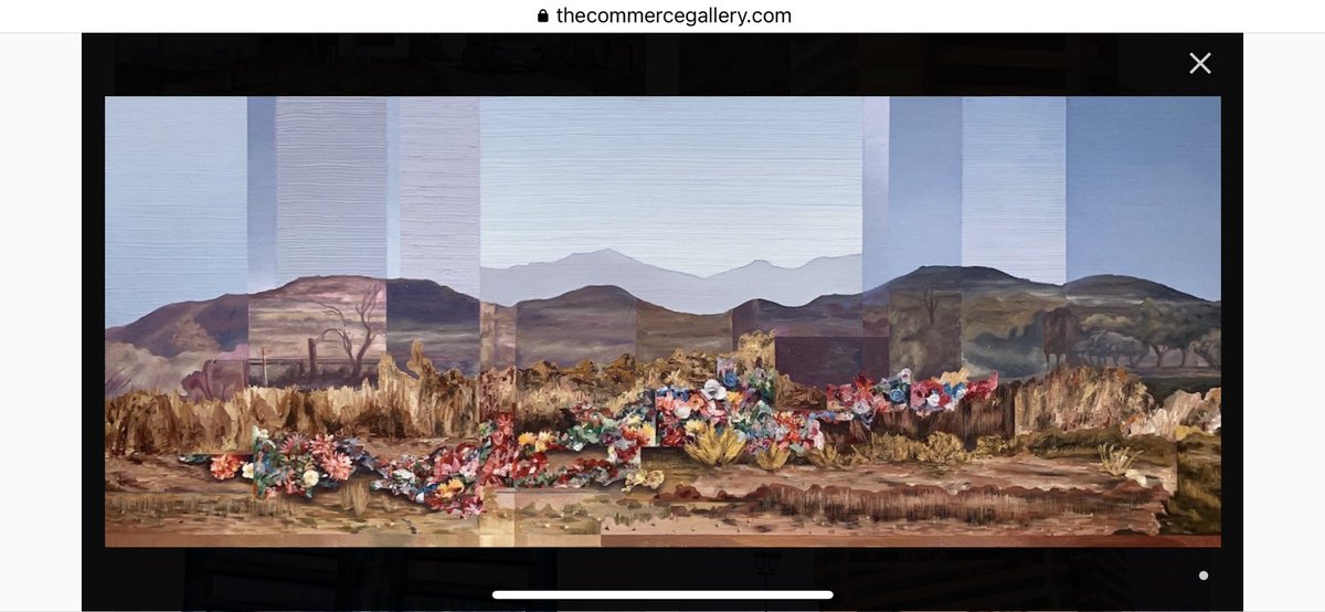 relevantwendell's tweet photo. @DavidDark @JonathanMerritt @RNS @GOP @CTmagazine @DavidDark this painting, “Border Memorial” is by a west texas artist, Catherine Allen. I just want more people to see it https://t.co/cSDOlyNPJ7