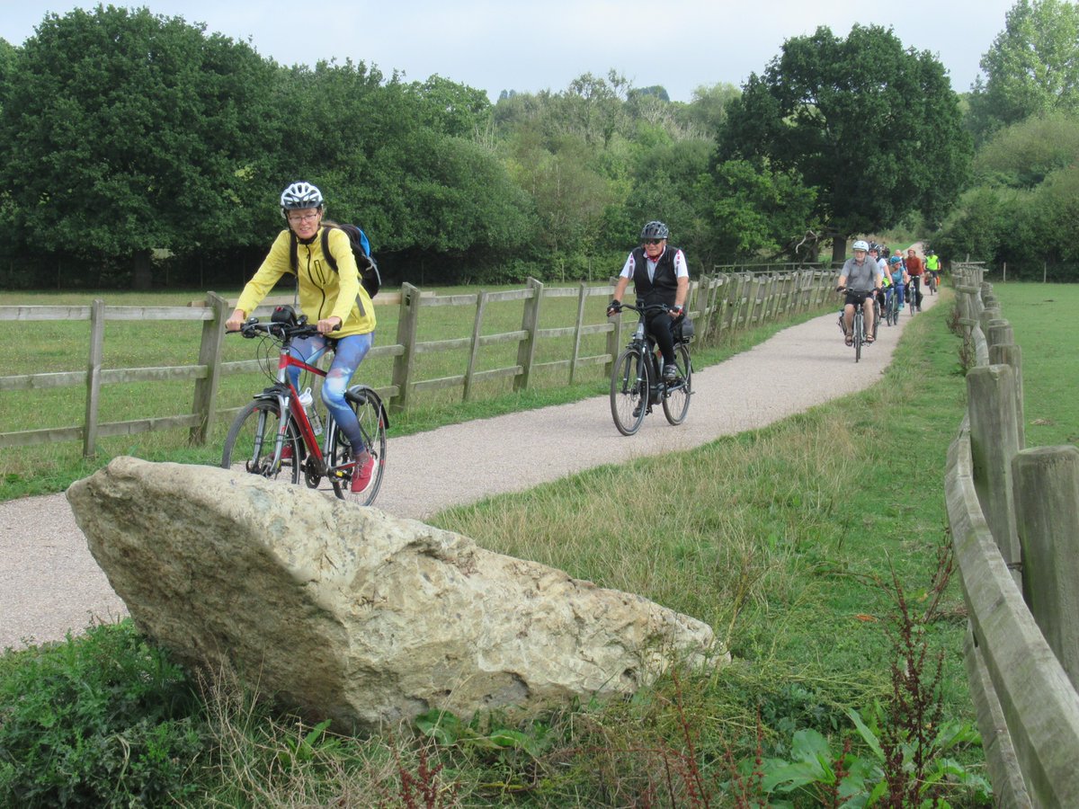 erraticsproject's tweet photo. After a lovely day at Rowheath Pavilion last Saturday, we held our Trail 7 Launch on Sunday.
Many thanks to Mike of Cannon Hill Park, and to Andy and Alison, our fabulous ride leaders, for helping make the launch a success!
We hope to offer another guided ride of Trail 7 soon. https://t.co/MF1dvHqxbC