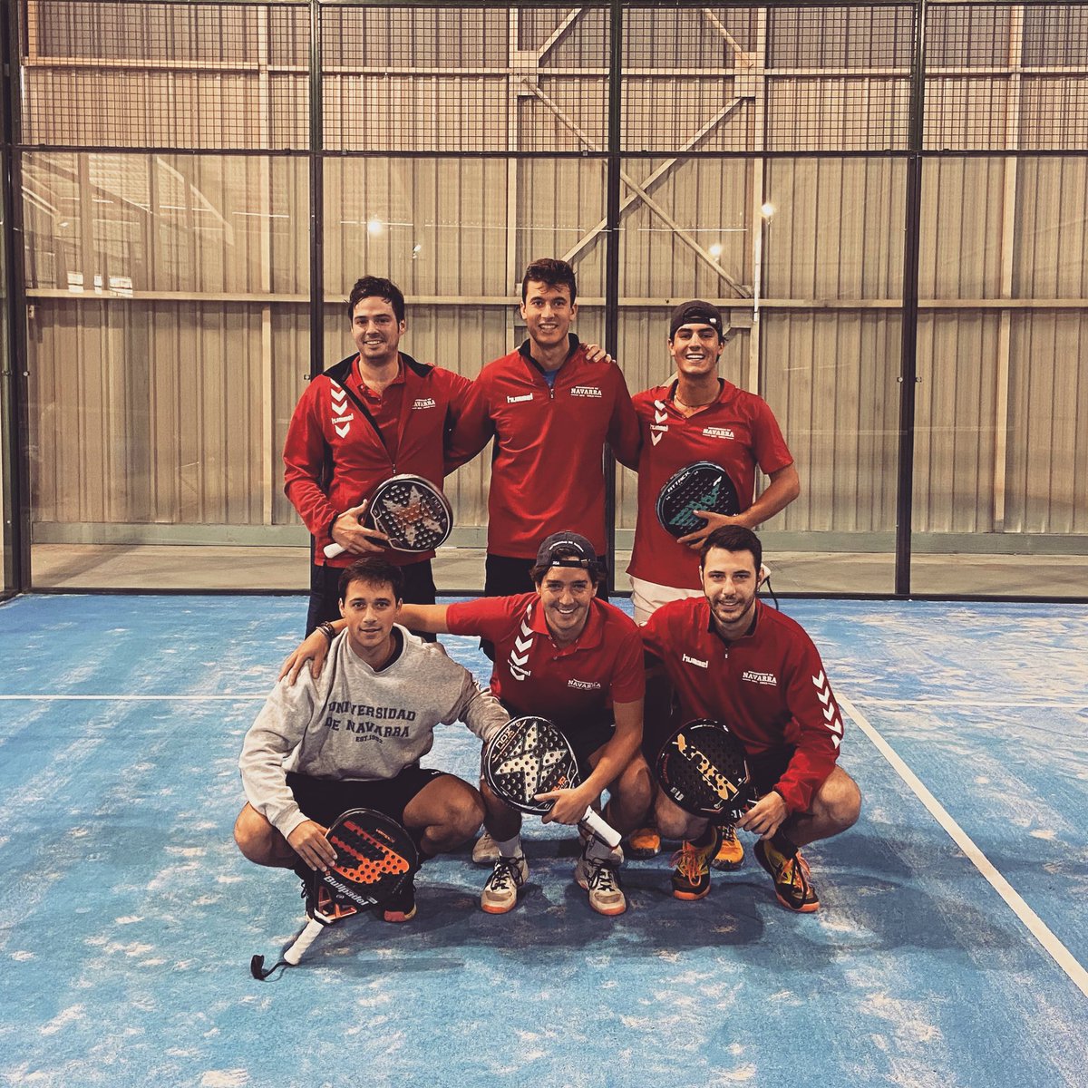El equipo masculino de Pádel de la Universidad de Navarra vence por 2-1 al Club de Pádel Ardantze en Estella

Con esta victoria se aseguran la permanencia en la primera categoría de la Copa Reyno Absoluta organizada por la <a href="/FNPadel/">Federación Navarra de Pádel</a> 

¡Enhorabuena! 👏🏼👏🏼👏🏼👏🏼

@unavdeportes