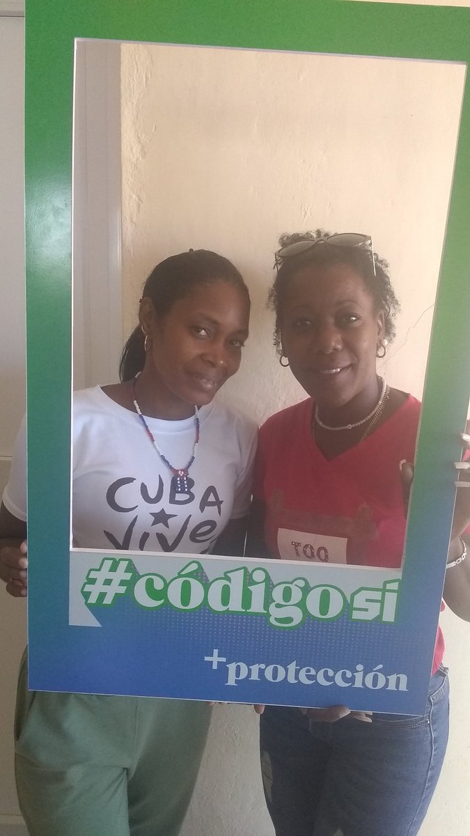 MaylenM21812991's tweet photo. Las mujeres unidas decimos sí al #CodigoDeLasFamilias, este 25 de septiembre vamos unidas a votar por el #CodigoSí
#MujeresEnRevolución 
@TeresaBoue 
@aylinalvarezG 
@GladysArtemisa 
@RicardoArtemisa 
@UnionArtemisa 
@UJCdeCuba https://t.co/h9tXwteMSO