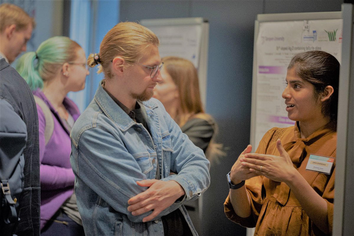 DGhindani's tweet photo. Attended Optics and Photonics Days #opd2022 and presented my work.
  
Thanks to @PhotonicsFin @flagshipprein @Physics_TAU @TampereUni @EdmundOptics 
 
#Metaverse 
#photonics 
#optics https://t.co/O5njKG40pG