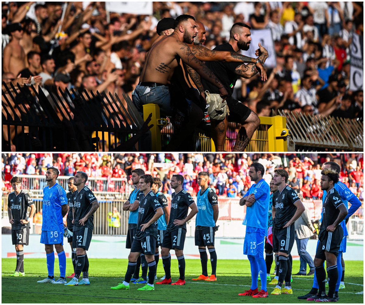 Harusnya para ultras ini nyemprot si Allegri juga.