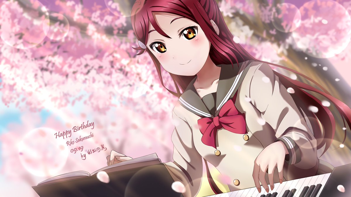 QBxiaoxin's tweet photo. #桜内梨子生誕祭2022 #桜内梨子 #Aqours 永远的本命梨梨生日快乐！今年依然画了生贺图！ https://t.co/07YeMsoVFq