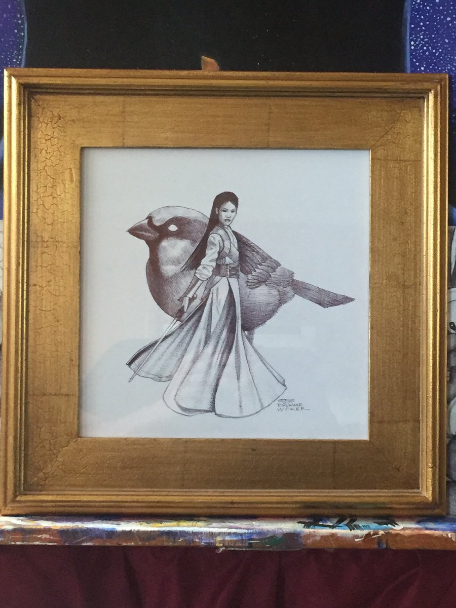BrummeSteve's tweet photo. Sparrow and Sword Master
Ink on panel

I am working on series of martial arts drawings about historical warrior woman.

https://t.co/FK0zzzkr4O https://t.co/aWuNTvz7Y5