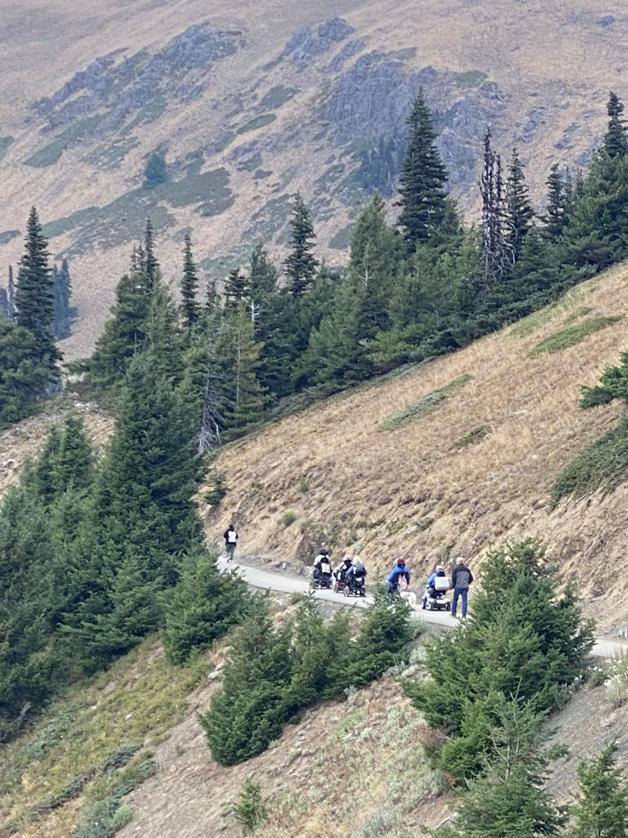 iansride2016's tweet photo. The 1st annual Ride the Ridge was a success! There was great conversation, incredible views and a couple challenging spots. Looking forward to getting back up to the Olympic National Park next year! #GetOutside #NPSAccess #RideTheRidge #CommunityIsEverything #HurricaneRidge https://t.co/NWbpVr7eES