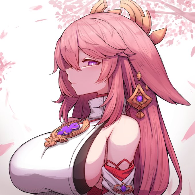 八重神子は原神キャラの中ではぶっちぎりで描きやすいと思う

#genshinimpactfanart 