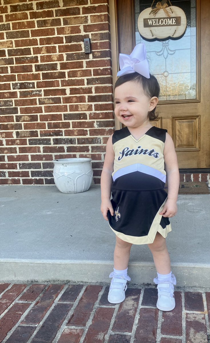 BritneyMiller_'s tweet photo. Little Sainsation ⚜️🏈、@Saints @FOX8NOLA https://t.co/LrvpAthGVJ