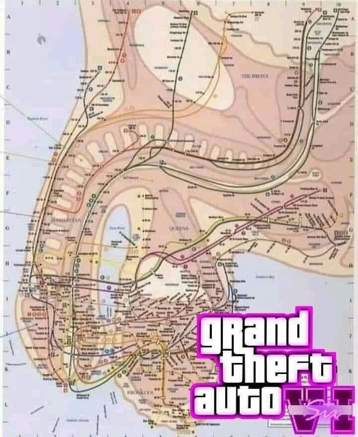 Mapa de GTA 6 lekeado