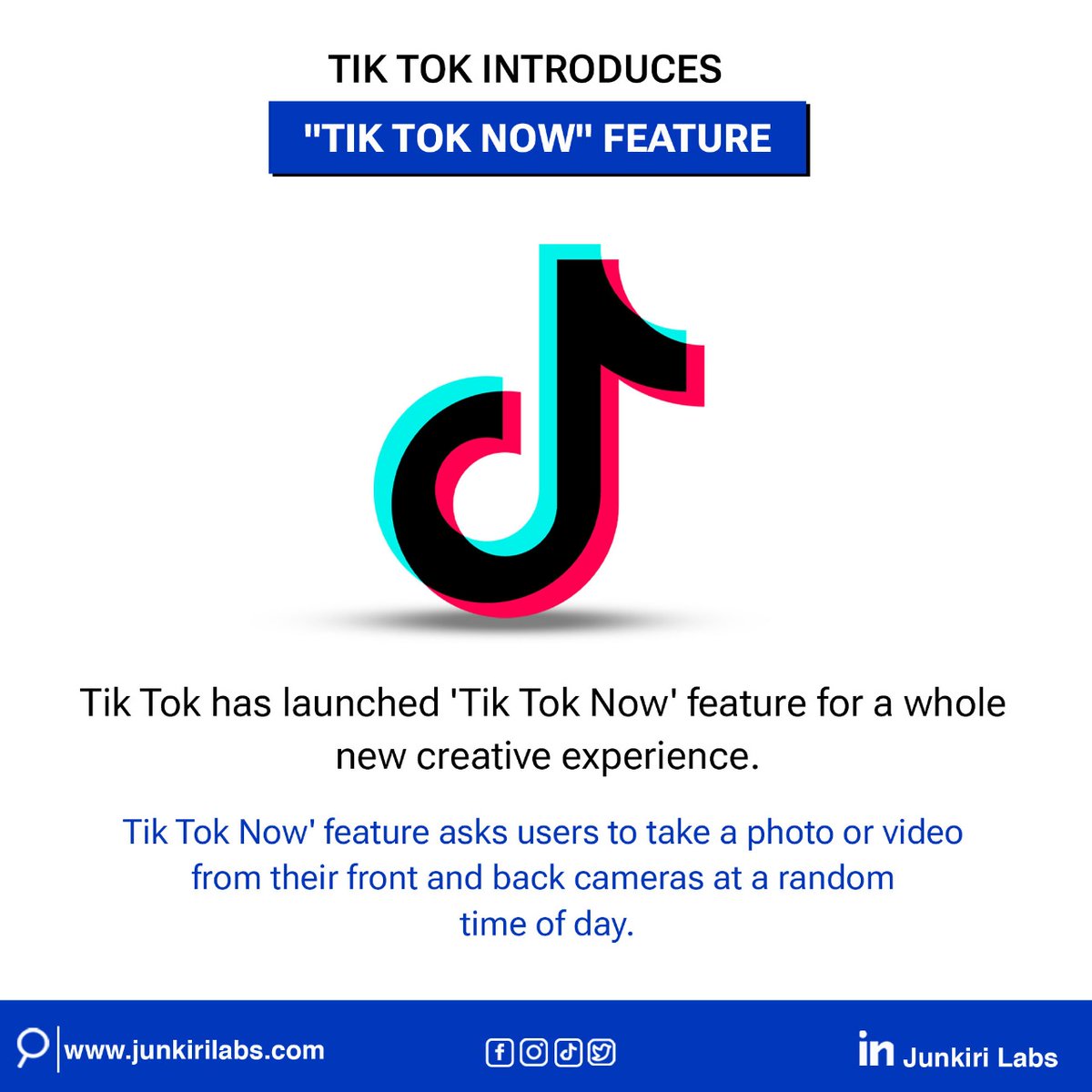 scalebuildai's tweet photo. Just like BeReal, Tik Tok Now also sends a notification at a random time of day and asks the users to snap photos or record videos.
.
.
.
#BeReal #TikTok #notification #video #photos #videos #tiktok #tiktokers #tiktokviral #tiktoker #tiktoks #Angular #JavaScript #HTML #twitme https://t.co/GlrelFGGmT