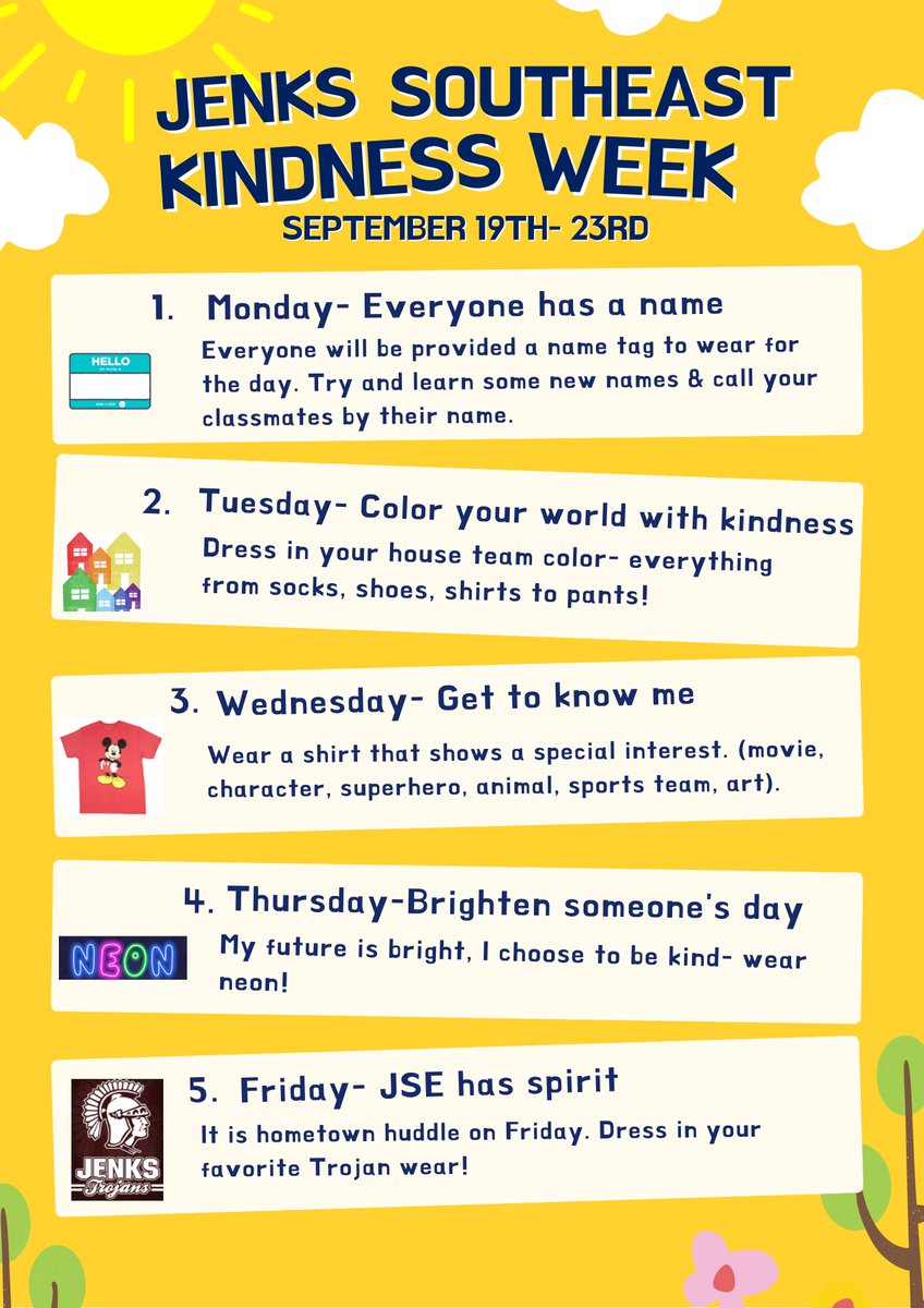 jenkssee's tweet photo. We are excited for Kindness Week at Southeast! https://t.co/uNjnipNQMP