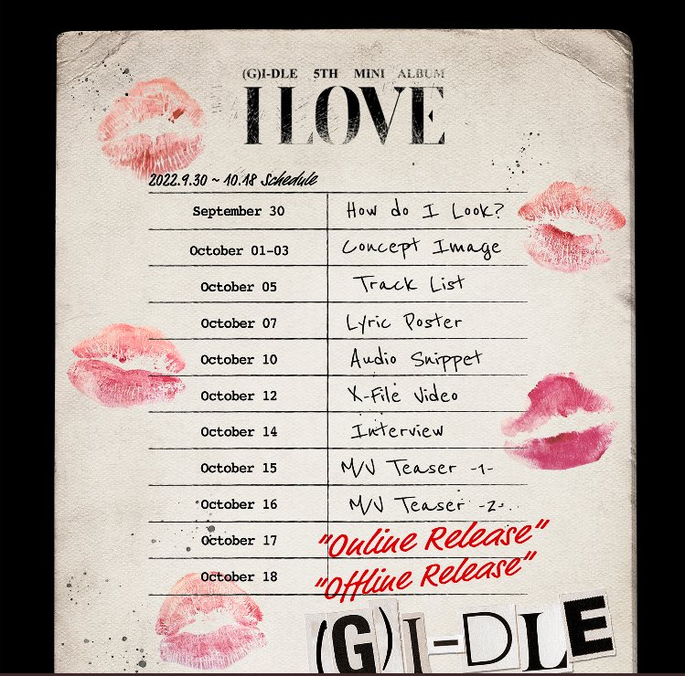 gidle___ir's tweet photo. 📌آپدیت توییتر و اینستاگرام جی‌آیدل با برنامه کاری پنجمین مینی البوم جی‌آیدل
—
@G_I_DLE
#여자아이들 #GIDLE https://t.co/FbrPMuIJg6