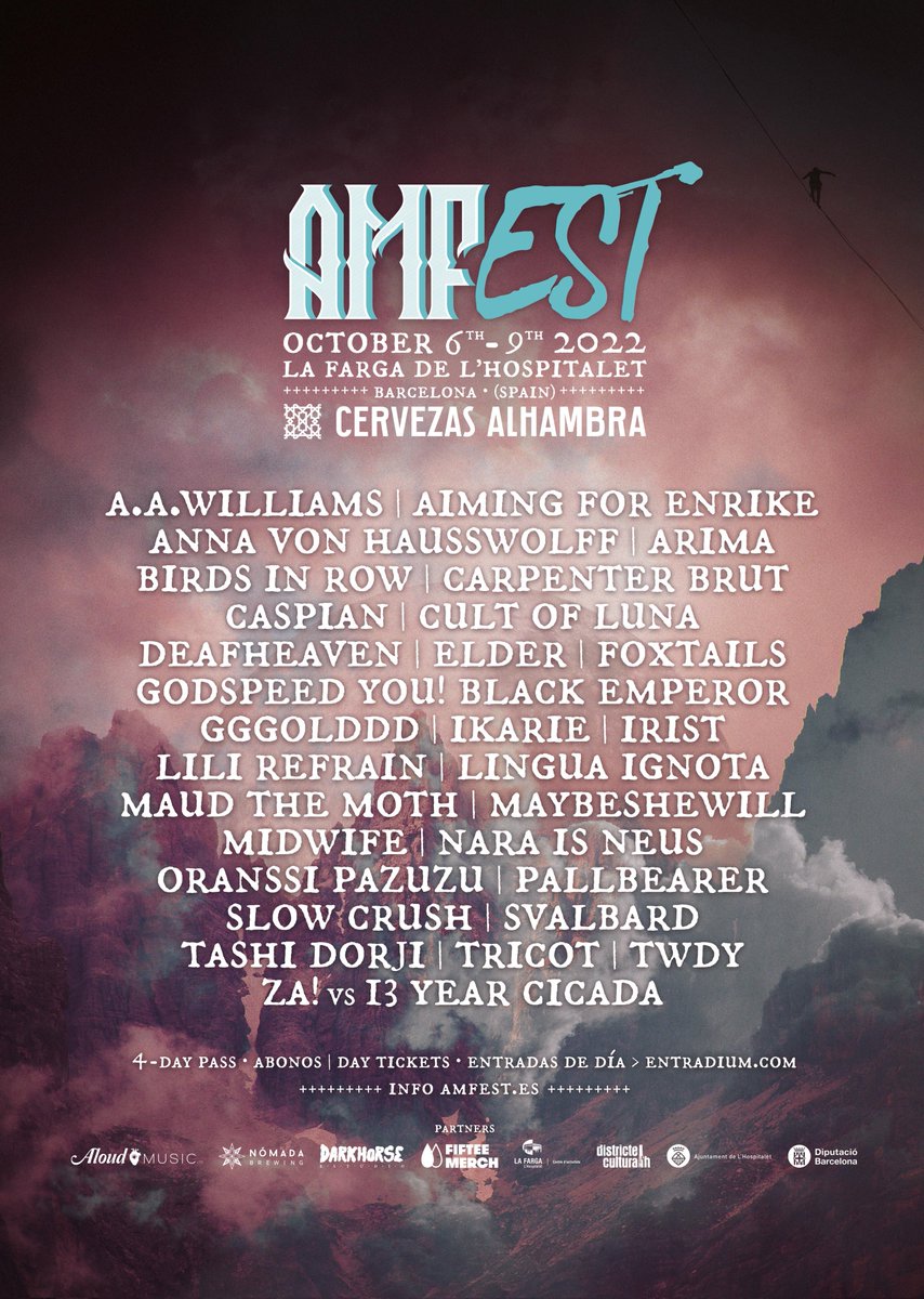 AMFest_bcn's tweet photo. En el AMFest siempre queda hueco para más buena música. El prolífico guitarrista experimental Tashi Dorji, desde Bután, abrirá el domingo y se convierte en el último artista del cartel, que queda así de bonito 🤗 

Ojo que quedan muy pocos abonos!
https://t.co/mFLZIEz8RS https://t.co/j0vsqUIfFN
