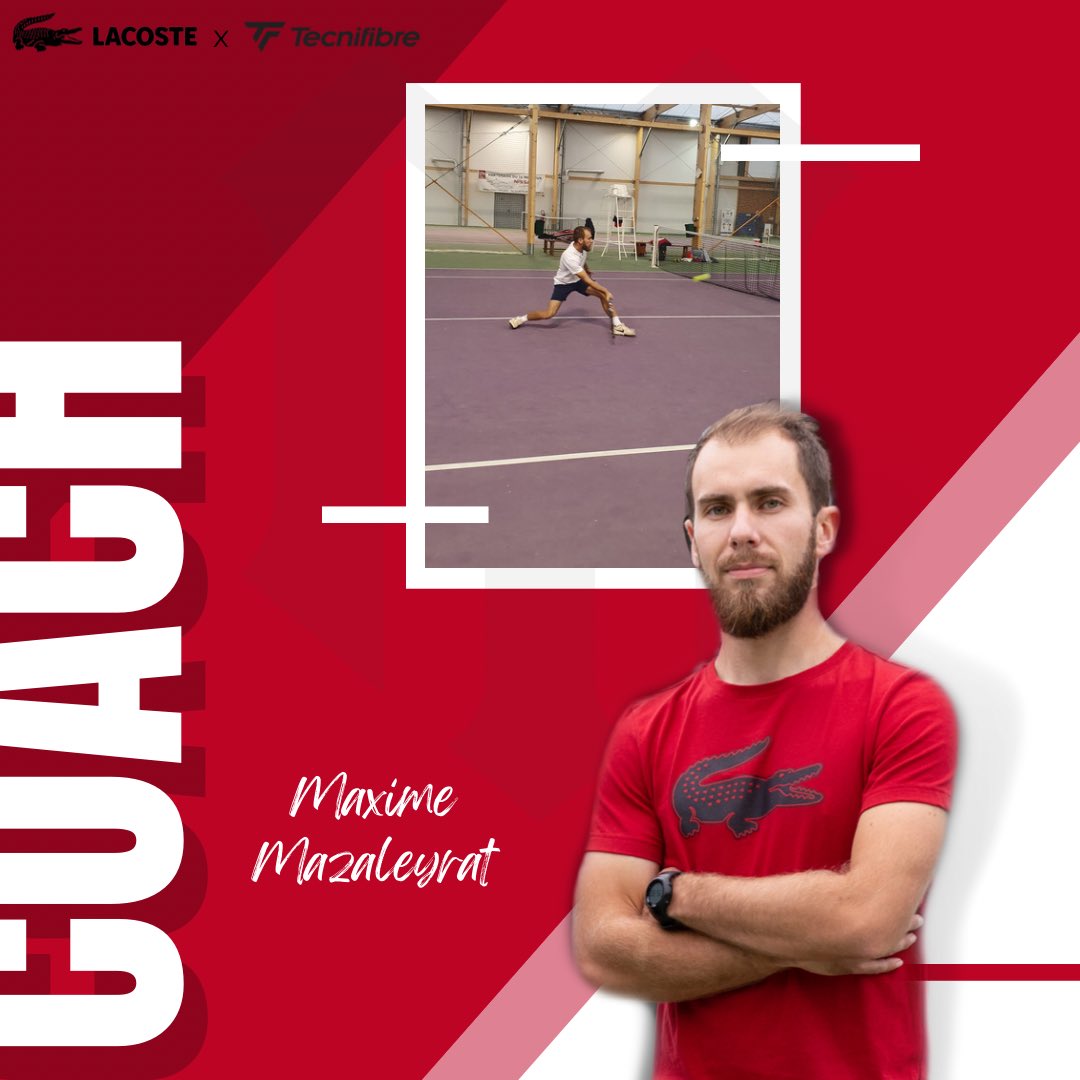 maxmazatf's tweet photo. New season - @worldtennis @FFTennis 

#itf #Tennis #mmcoaching #tecnifibre #lacoste @maxmazatf https://t.co/PNZoR8qh5w