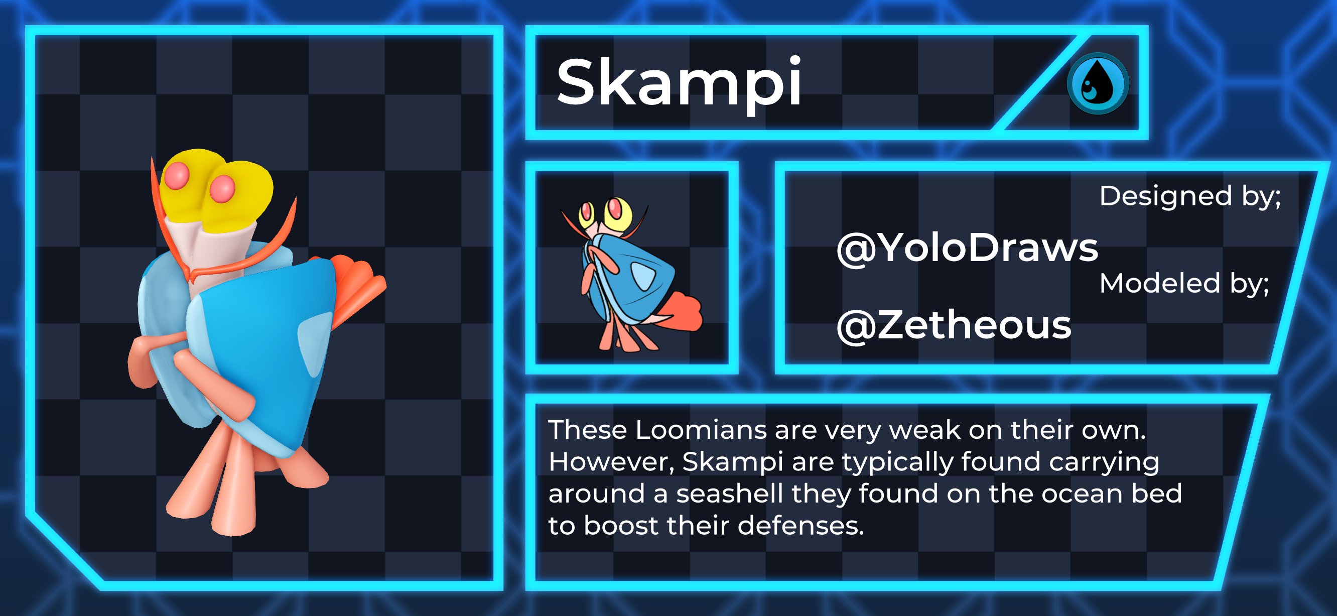 Loomian Legacy on X: 🦐 New Loomians Revealed: Skampi #LoomianLegacy / X