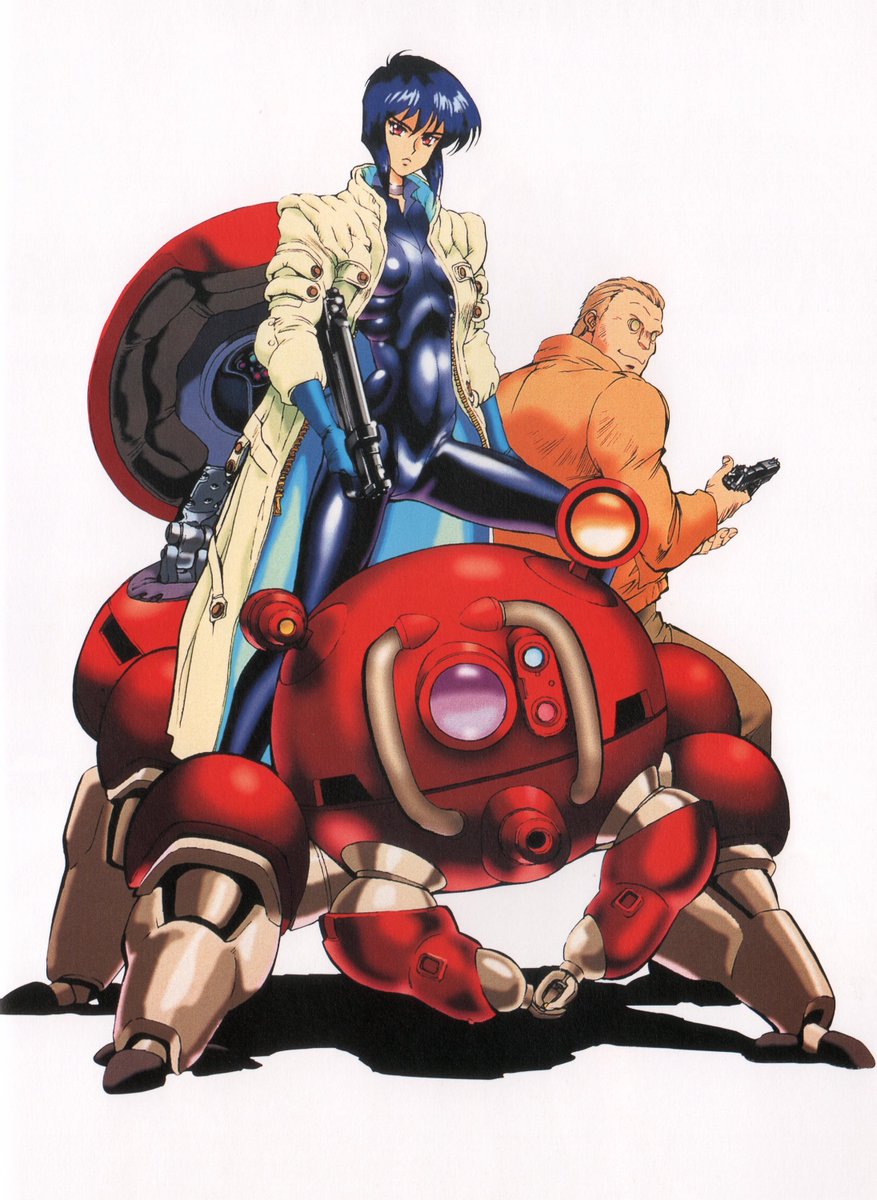 RT @nbajambook: Toshihiro Kawamoto's 1997 promo art for Ghost in the Shell on the PlayStation. https://t.co/fY5UNcqAc4