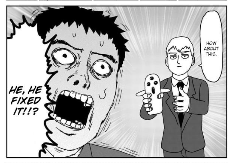 mobpsychobot's tweet photo. shocked serizawa https://t.co/2N1zkUWQeS