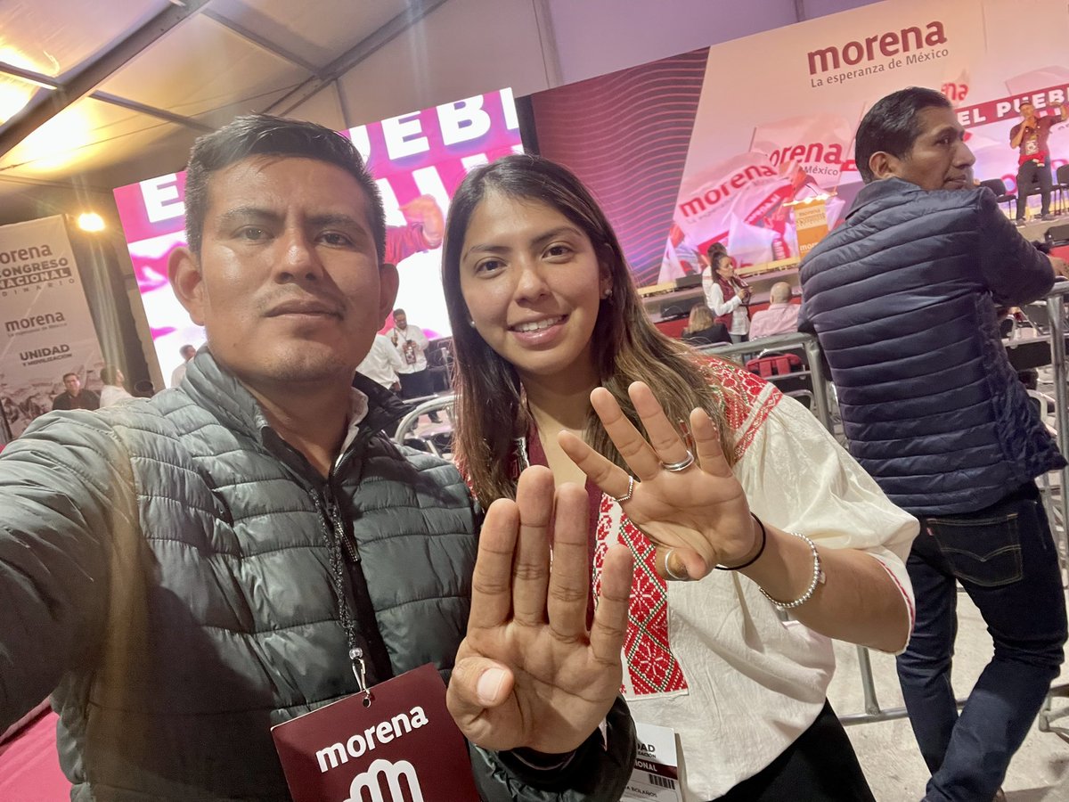 Muchas felicidades a <a href="/JaraBxido/">BxidoJara</a> por su nombramiento como Secretaria de Pueblos Originarios de MORENA .