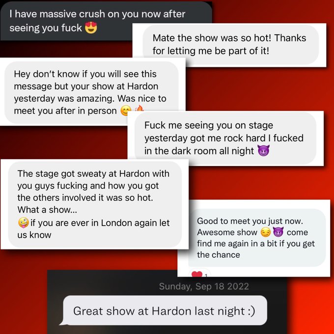 Wow thank you to everyone that came to the @hardonlondon show last night so happy you loved the show