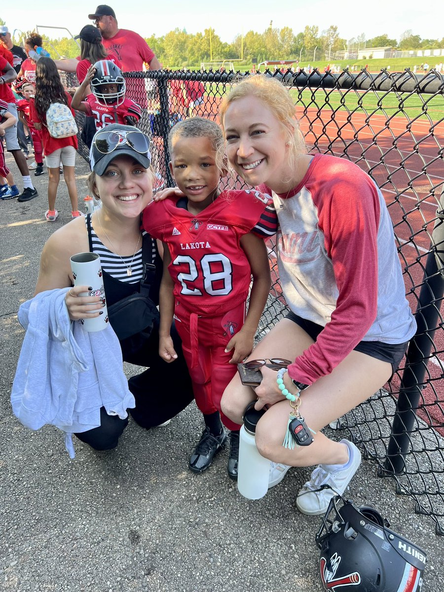 We loved getting to see this little guy on the football field this morning! Prosper is a rockstar in and out of the classroom 😊 <a href="/Creeksidetweet/">Creekside ECS</a> #NeedToSucceedCECS #WEareLakota