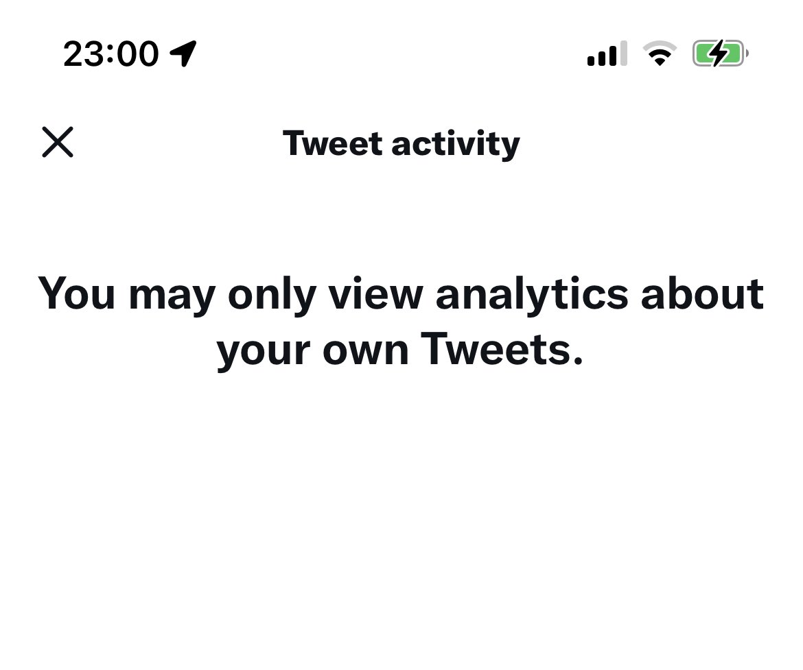 hr_henri's tweet photo. Hi @TwitterSupport why do I always get to this for some time now every time I want to check tweet activity on my OWN tweetS?!!! What is going on? https://t.co/IKE0g6Sy7Y