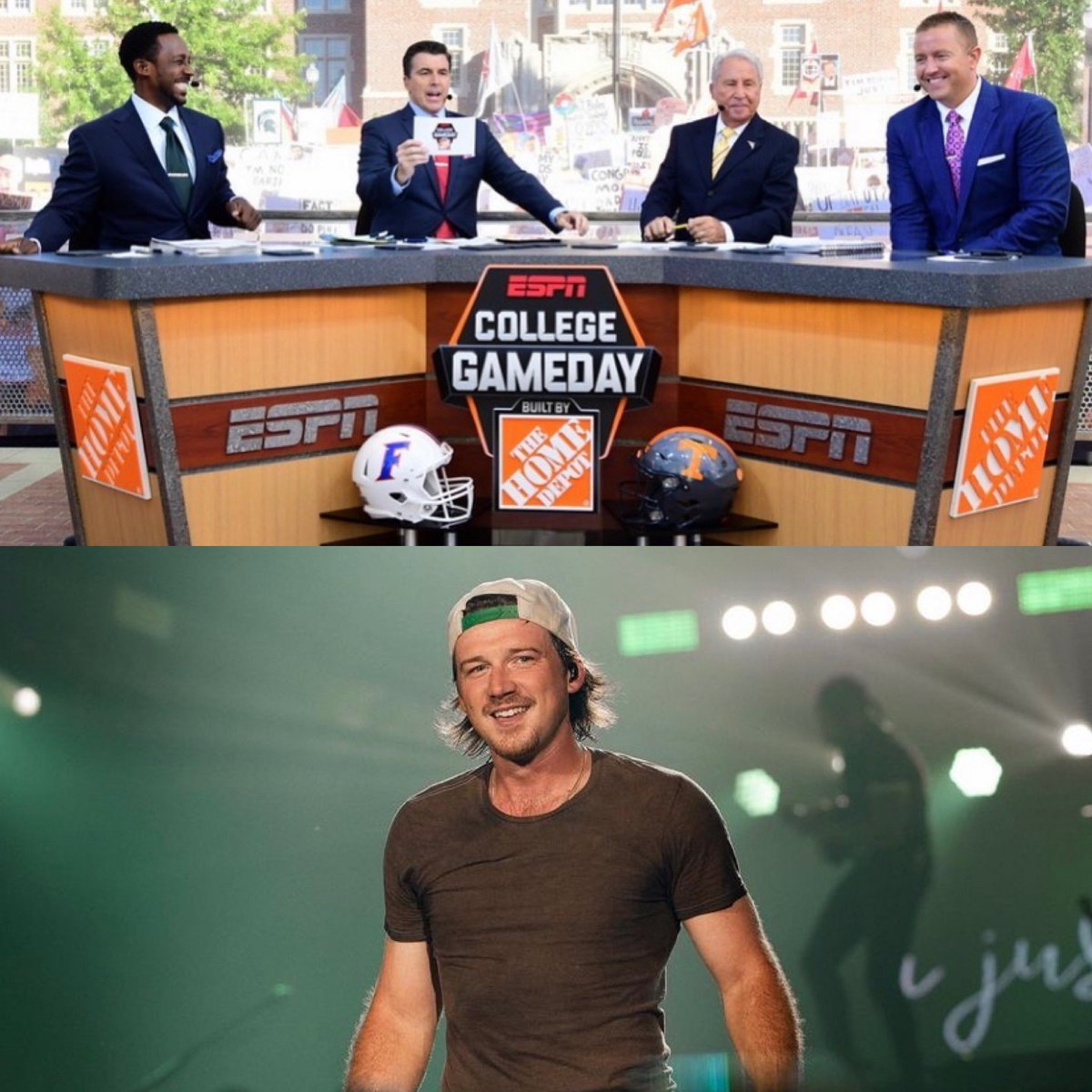 VolSportsNetwrk's tweet photo. Hey, @MorganWallen… Give the people what they want a be a guest picker and maybe perform.🍊 https://t.co/VOKQjwKj6x