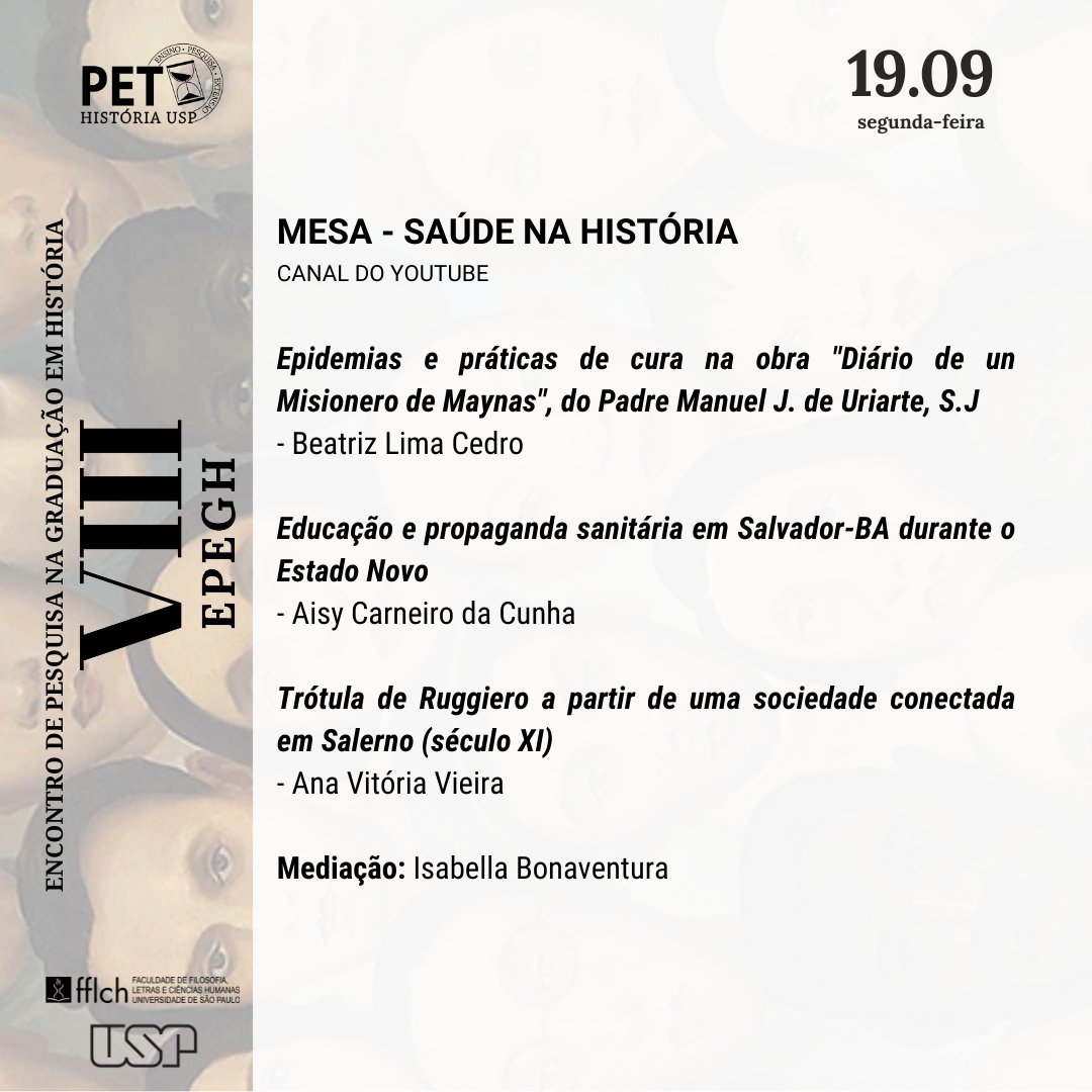 PET História USP | NOVAS VAGAS tweet media