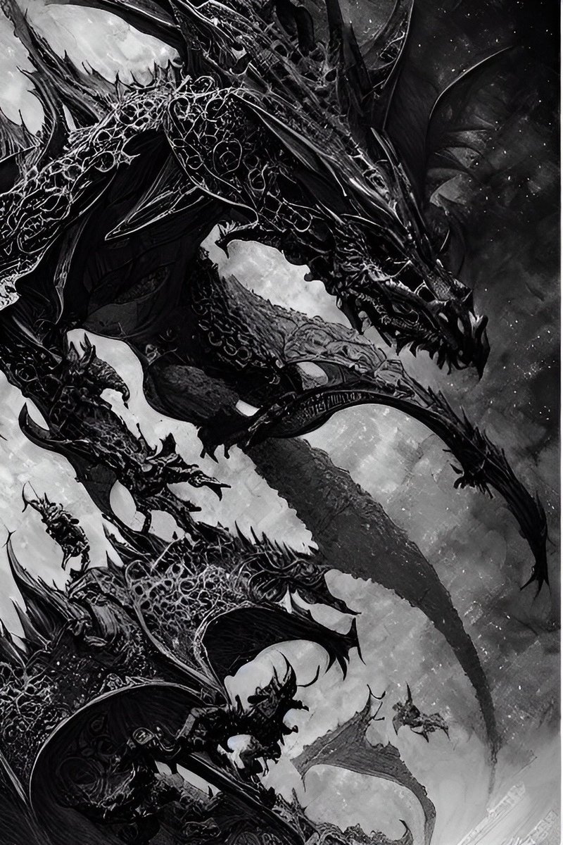 Trnkers's tweet photo. Inilith the Void. Ancient as the cosmos, his mind warped by the infinity. The god of entropy ruling from Vordis. He wants to destroy everything, watching it crumble to ash beneath his talons. #Solusttrpg #wonderai https://t.co/GsZ3qqOnwE