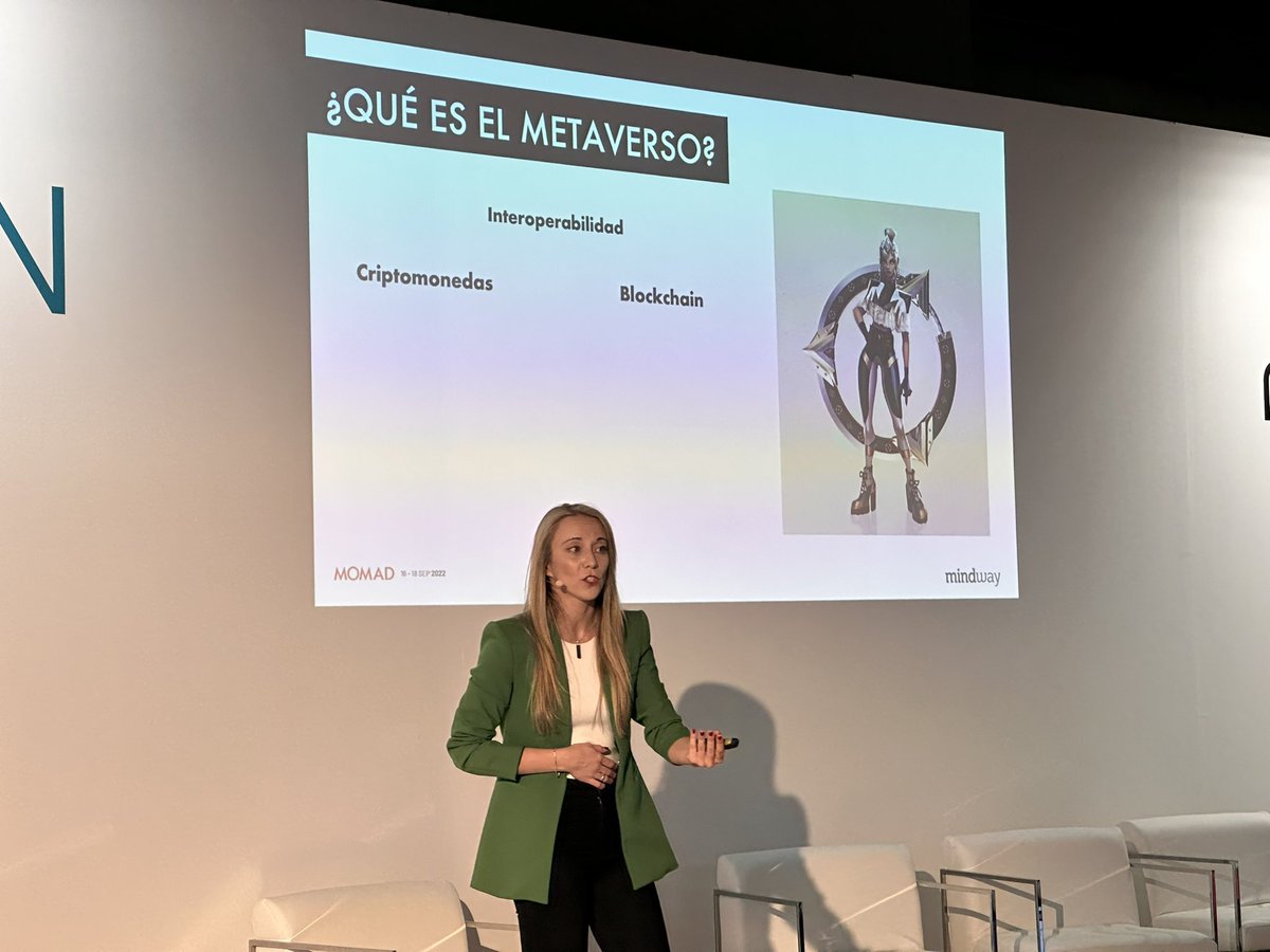 En el #ForoImagen tiene lugar la ponencia “Metaverso y Experiencias Inmersivas en Moda”, de Karen Sastre, Fashion Programs Manager en <a href="/mindwayedu/">mindway</a>.

En ella explica cómo las tecnologías de la web 3.0 permiten la incursión de las empresas de moda.

#Bisutex2022 #SumandoTendencias
