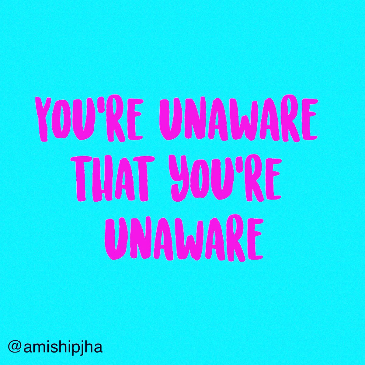 amishijha's tweet photo. That’s the rub.
#payattentiontoyourattention #metaawareness https://t.co/NIlQPnERFe