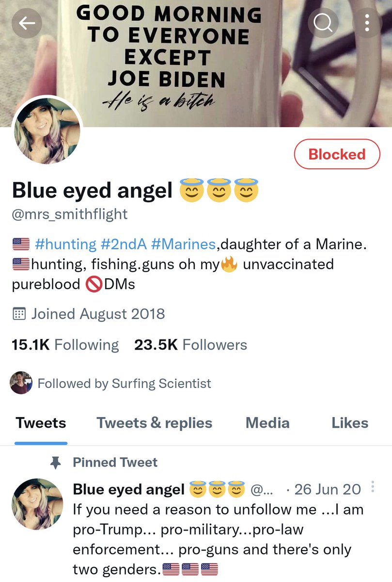 PiksteinLab_GCU's tweet photo. I never want 23k followers if it means I have to be this #crazyaf and the people following would be even crazier🤯🤮
#TrumpIsALaughingStock #offensive #ResponsibleGunOwnership #gross #capitalattack #IgnoranceKills #WTF https://t.co/KIZUHzF3GM
