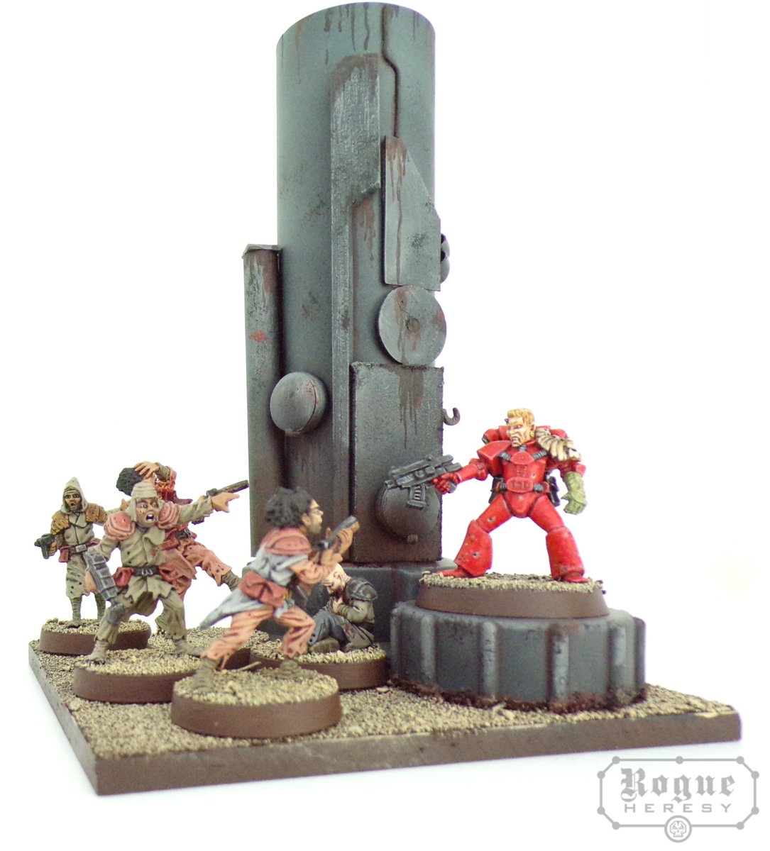 fuljason's tweet image. #confrontation40k project complete, new blog post is up, enjoy! rogueheresy.com/2022/09/confro…

#Oldhammer 
#warhammer40000
#necromunda 
#RogueTrader 
#SpaceMarine