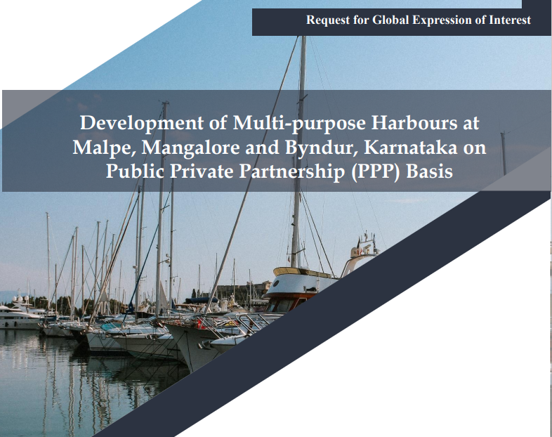IndexKarnataka's tweet photo. Development of Multi-purpose Harbours at 
Malpe, Mangalore and Byndur, Karnataka on
PPP Basis

Expected: boat/yacht building, boat yards,marine equipment manufacturing

Position Karnataka as a Cruise Hub 
with state-of-art infrastructure 4 ocean cruises
#GlobalTender https://t.co/RrP3V9Ig4F