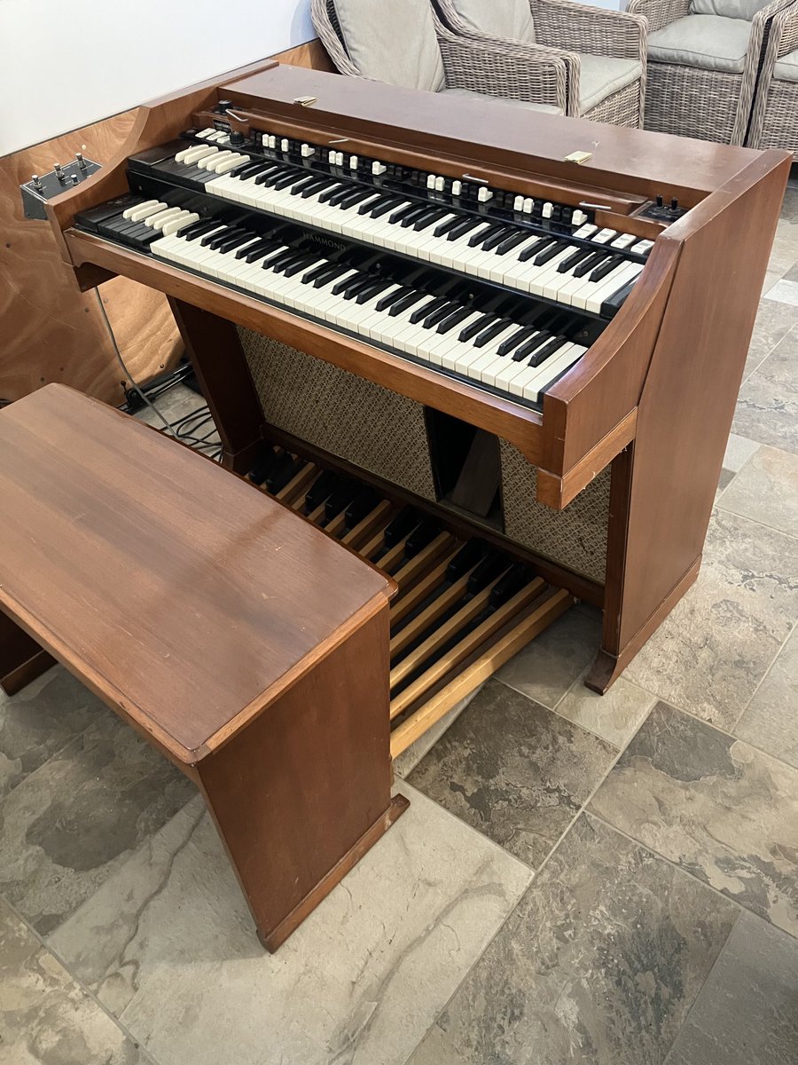 Getting the Hammond ready for an Aretha groove night here at Galleywood