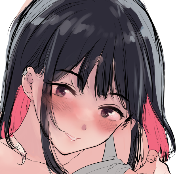 カラーはラフで置いてた色の透明感が清書するとなかなか出ねぇな～ ラフの時が一番うまく見える… 