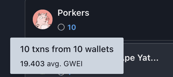 Wanna beat people who's transactions are pending? 

Just up the gwei and get floor price before others who started their tx 😉