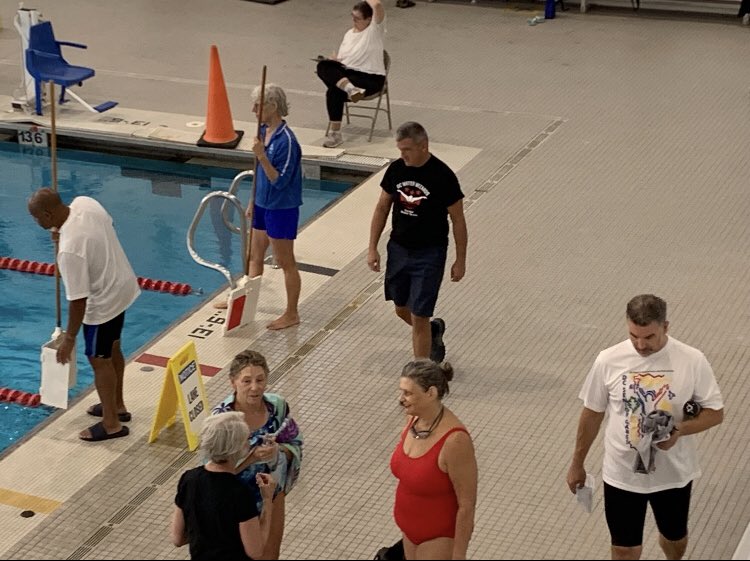 DCDPR's tweet photo. #DCSeniorGames swimming events are in full effect at Takoma Aquatic Center today. #WhereFunHappens for all ages. #AgeFriendlyDC https://t.co/aVeitb3pyq