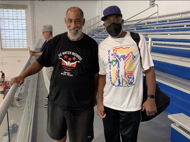 DCDPR's tweet photo. #DCSeniorGames swimming events are in full effect at Takoma Aquatic Center today. #WhereFunHappens for all ages. #AgeFriendlyDC https://t.co/aVeitb3pyq