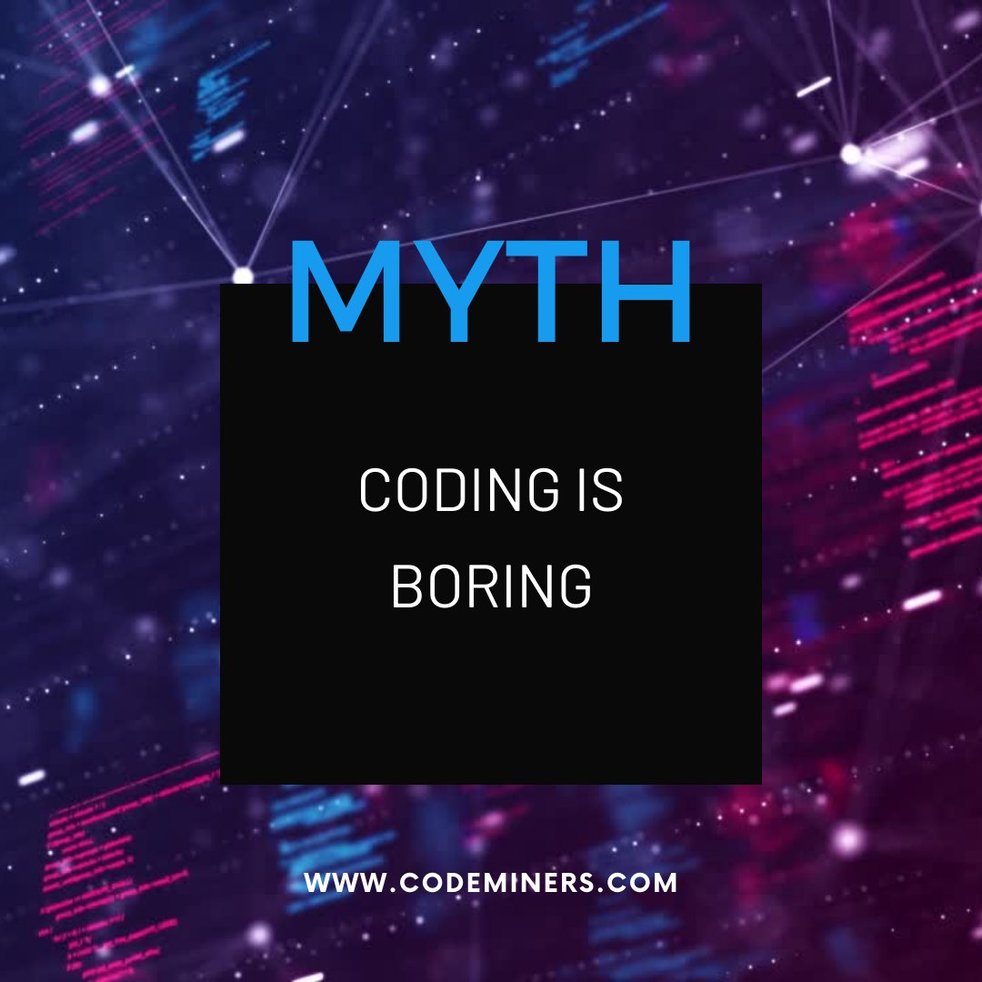 thecodeminers's tweet image. Coding myths debunked!
#Internationalcodingweek #coding #codingmyths #codingfun #creativecoding #useful #writingcode #uxdesign #userexperience #softwareplanning #software #webdev #online #websitedesign #website #developer #accessibility