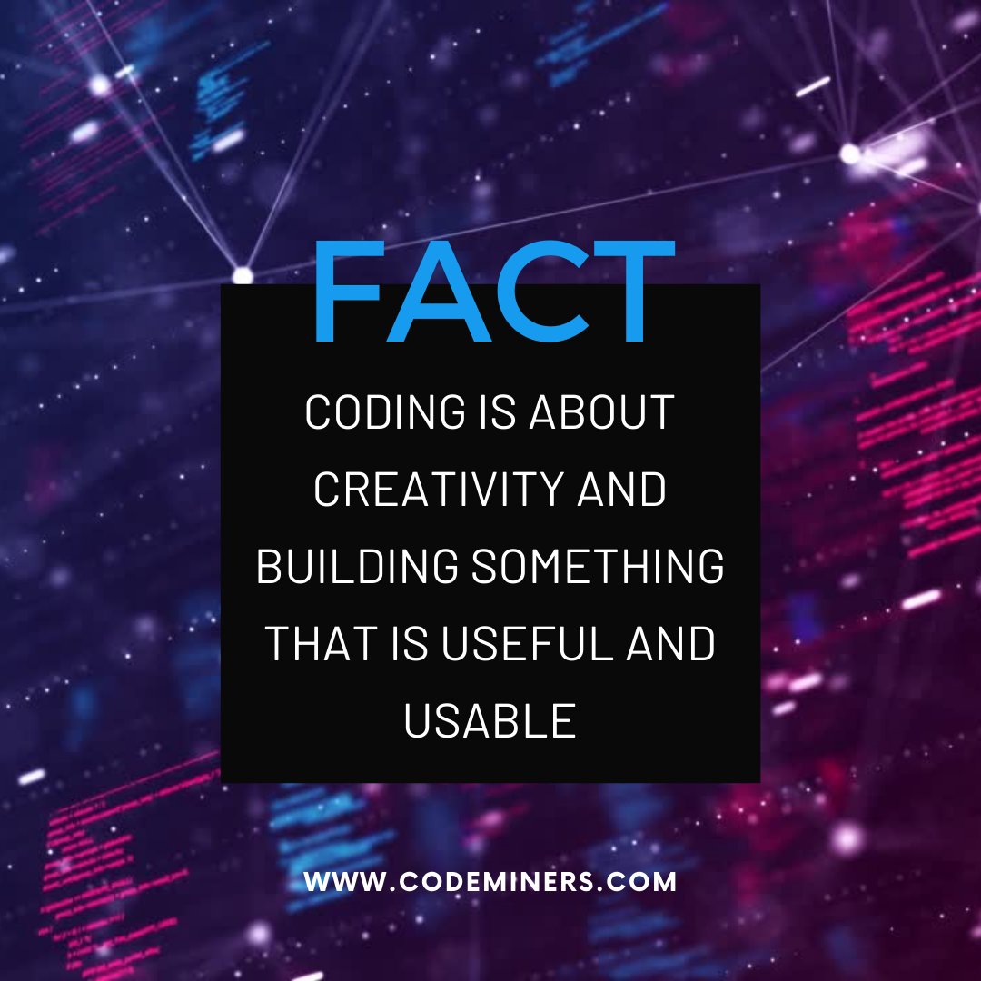 thecodeminers's tweet image. Coding myths debunked!
#Internationalcodingweek #coding #codingmyths #codingfun #creativecoding #useful #writingcode #uxdesign #userexperience #softwareplanning #software #webdev #online #websitedesign #website #developer #accessibility