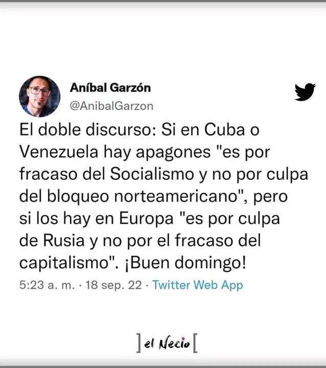 Excelente twit.