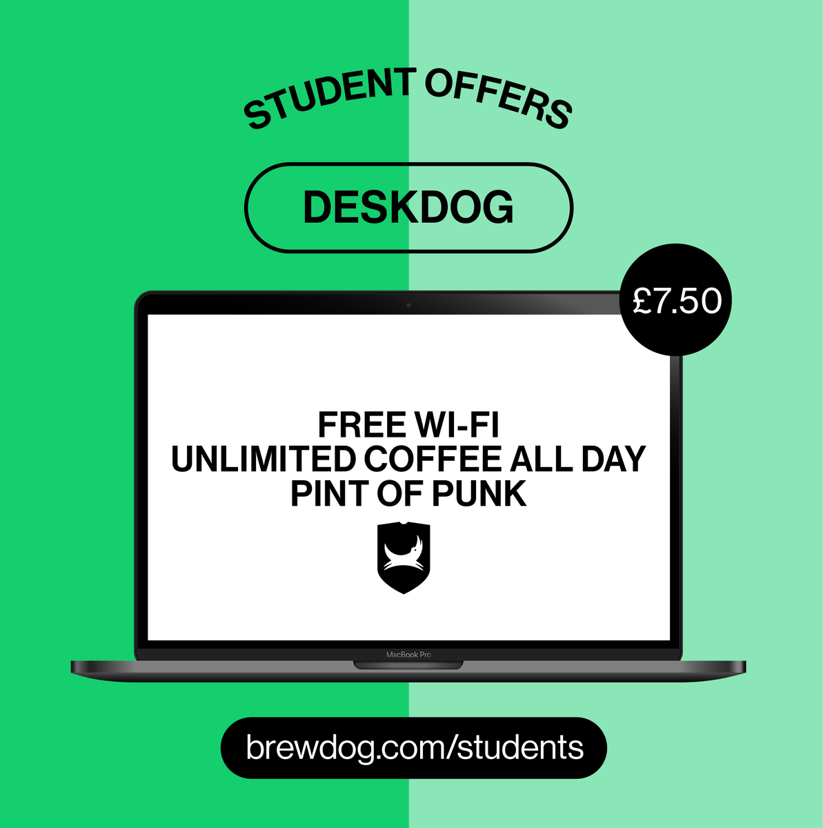 With the start of the academic year, don't forget about our Desk Dog co-working plan

The perfect place to work when you need a change of scenery (+tea, coffee and a pint). Check out our website for more info

#craftbeer #brighton #brewdog #beer #deskdog #university #workfromhome